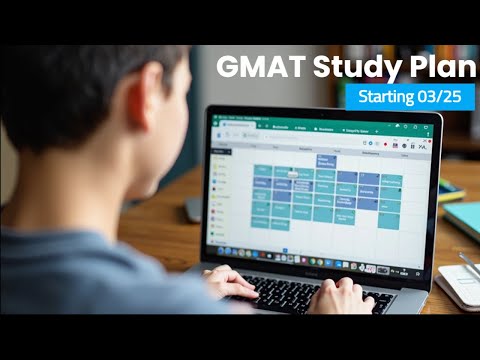 4-Month GMAT Study Plan (March 2025 Start) | Ace Your GMAT & Apply Early for Fall 2026 MBA!