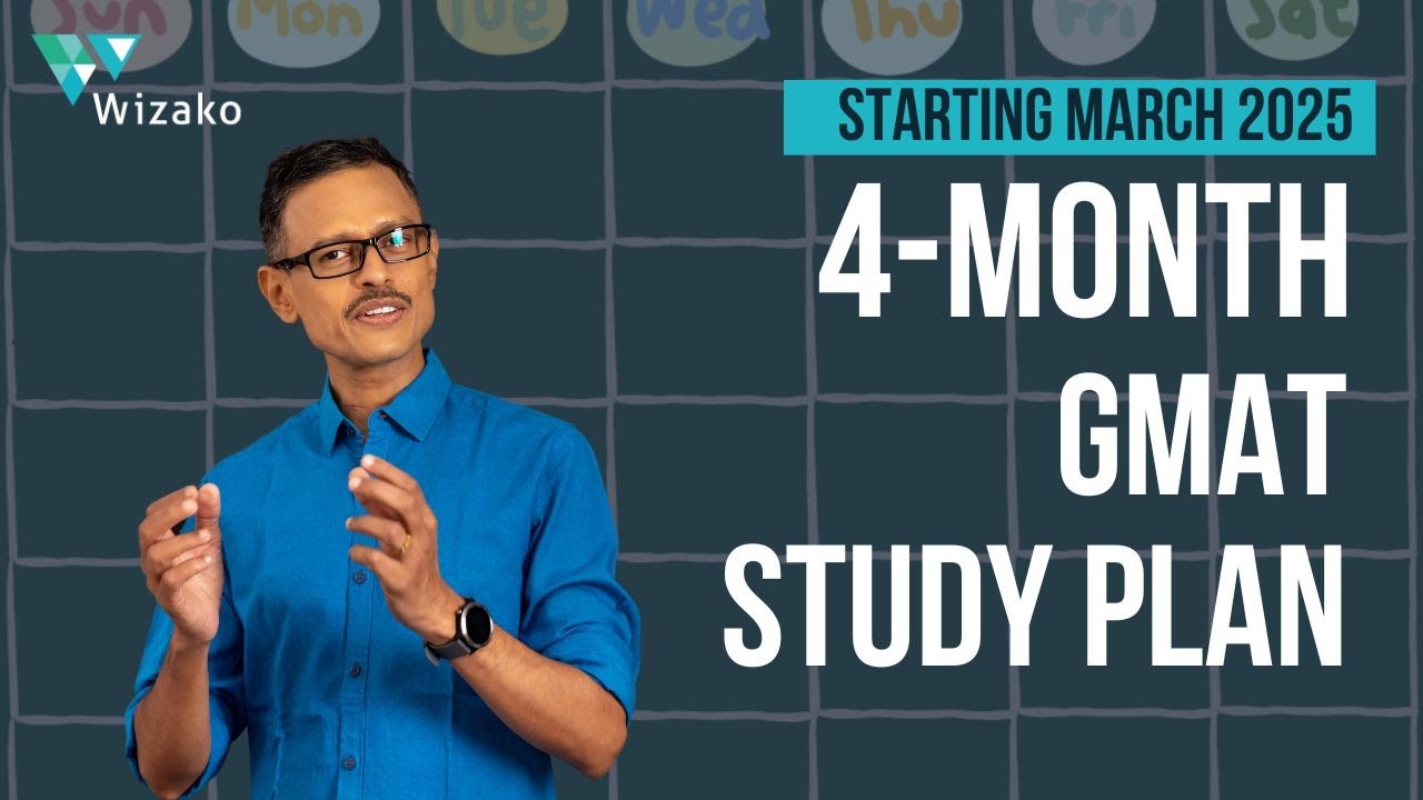 4-Month GMAT Study Plan (March 2025 Start) | Ace Your GMAT & Apply Early for Fall 2026 MBA!