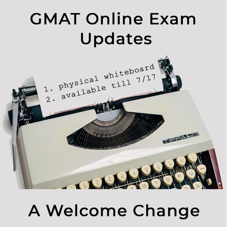 GMAT Online Exam Updates