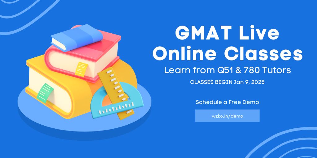 GMAT Live Online Classes Jan 9 2025