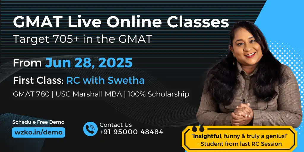 GMAT Live Online Batch Jun 28 2025