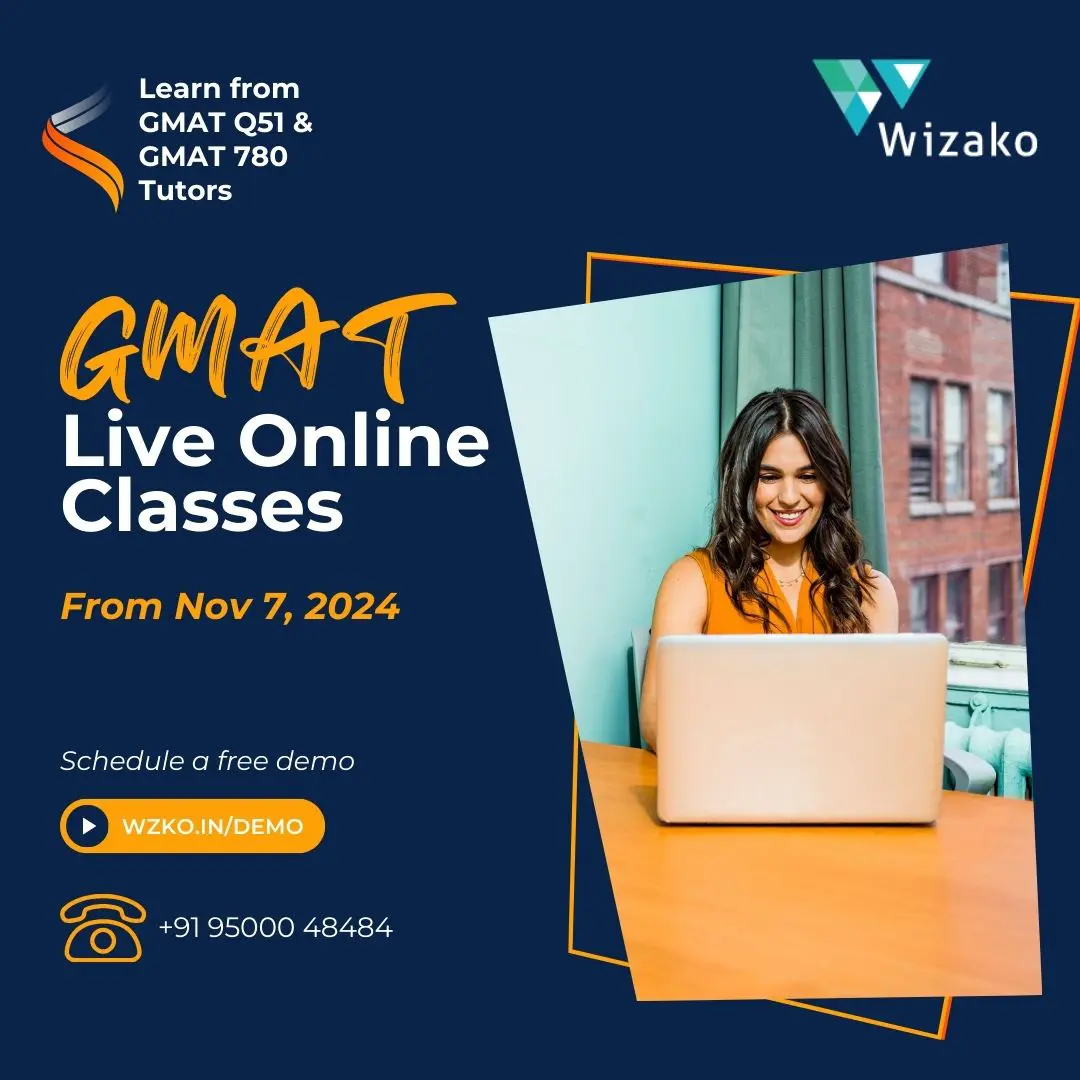 Nov 7, 2024 GMAT Live Online Class Announcement