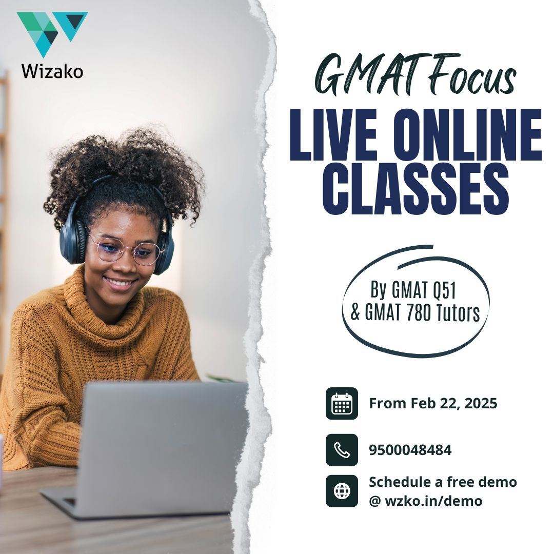 GMAT Live Online Classes Feb 22 2025 batch