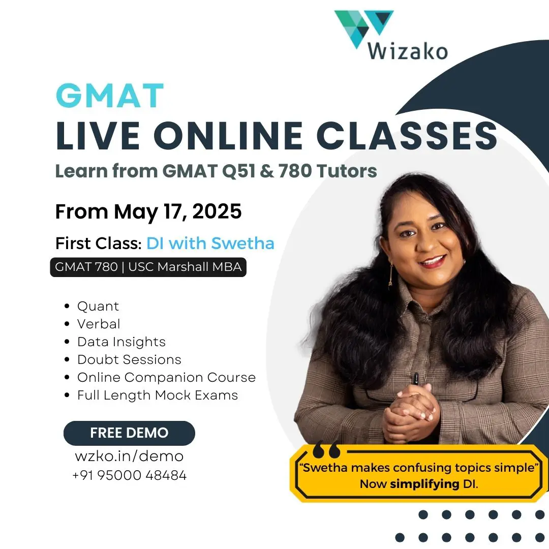 GMAT Live Online Classes May 17 2025 batch