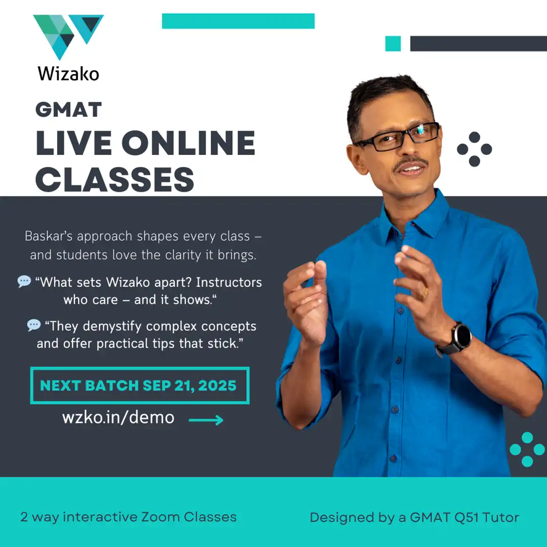Sep 21 2025 GMAT Live Online Batch